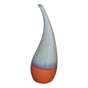Decorative Tall Modern Gourd Design Ceramic Vase: (10.6x9.7x29.8)cm