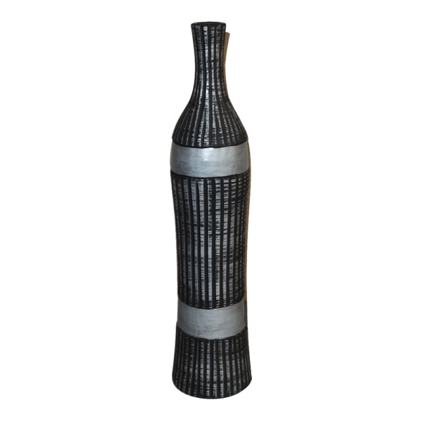 Decorative Bottle Design Ceramic Vase: (9x9x40)cm