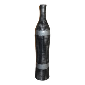 Decorative Bottle Style Ceramic Vase: (10.1x10.1x50.5)cm