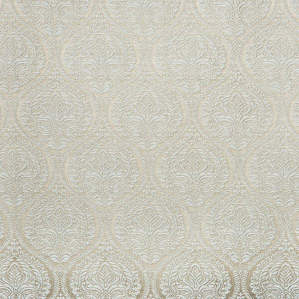 Laurena Arezo Collection: DDECOR Textured Damask Patterned Furnishing Fabric, 280cm, Cream