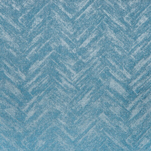 Laurena Arezo Collection: DDECOR Textured Chevron Patterned Furnishing Fabric, 280cm, Blue/Grey