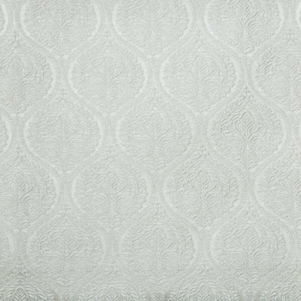 Laurena Arezo Collection: DDECOR Textured Damask Patterned Furnishing Fabric, 280cm, White Coffee