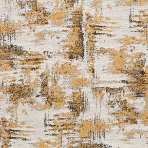 Spartan II Collection: Gold Seamless Furnishing Fabric, 280cm