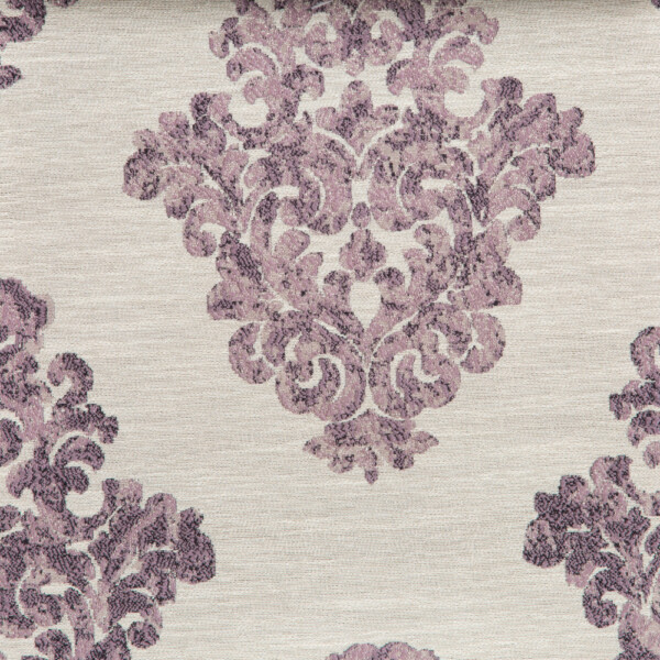 Spartan II Collection: Lilac Brocade Furnishing Fabric, 280cm