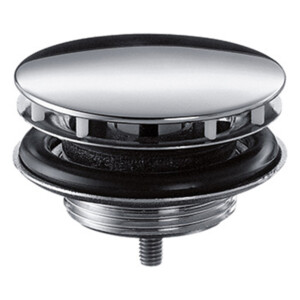 Axor: DN32: Non-Closing Basin Waste, Brushed Black Chrome Plated