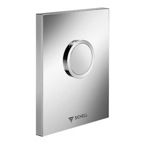 Schell: Stainless Steel Vandal Resistant Design Operating Panel For WC Concealed Flush Valve COMPACT II