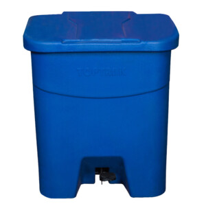 Topbin: Garbage Bin 60Lts With Foot Pedal, Dark Blue