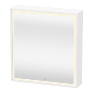 L-Cube: Mirror Cabinet; 65cm, White Matt