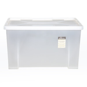 White A3 Multi Purpose Storage Box With Lid-55Lts