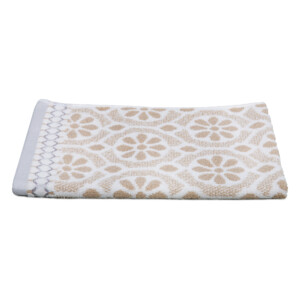 Daisy Hand Towel: (41x66)cm, Beige