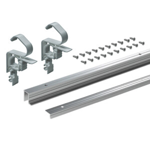 WingLine L: Drawer Running Profile With Guide, 2400mm Aluminium Anodised