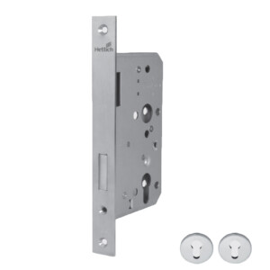 Dead Lock With 60mm Back Plate, HBS 31 FDL: Stainless Steel