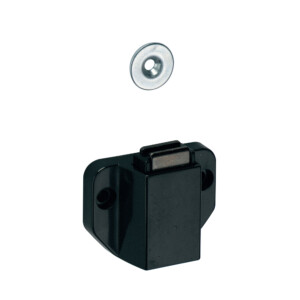 Furniture Fitting: Magnetic Catch  D7/GP9, Black