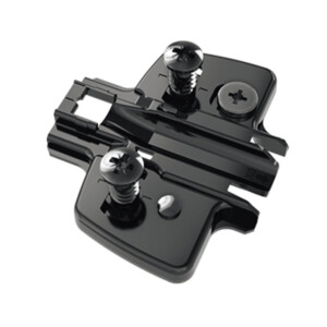 Sensys Cross Mounting Plate: Direkt Height Adjustment, (37x32)mm, Black