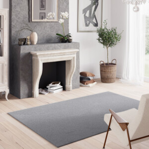 Balta: Touch Carpet Rug; (160x230)cm, Dark Grey