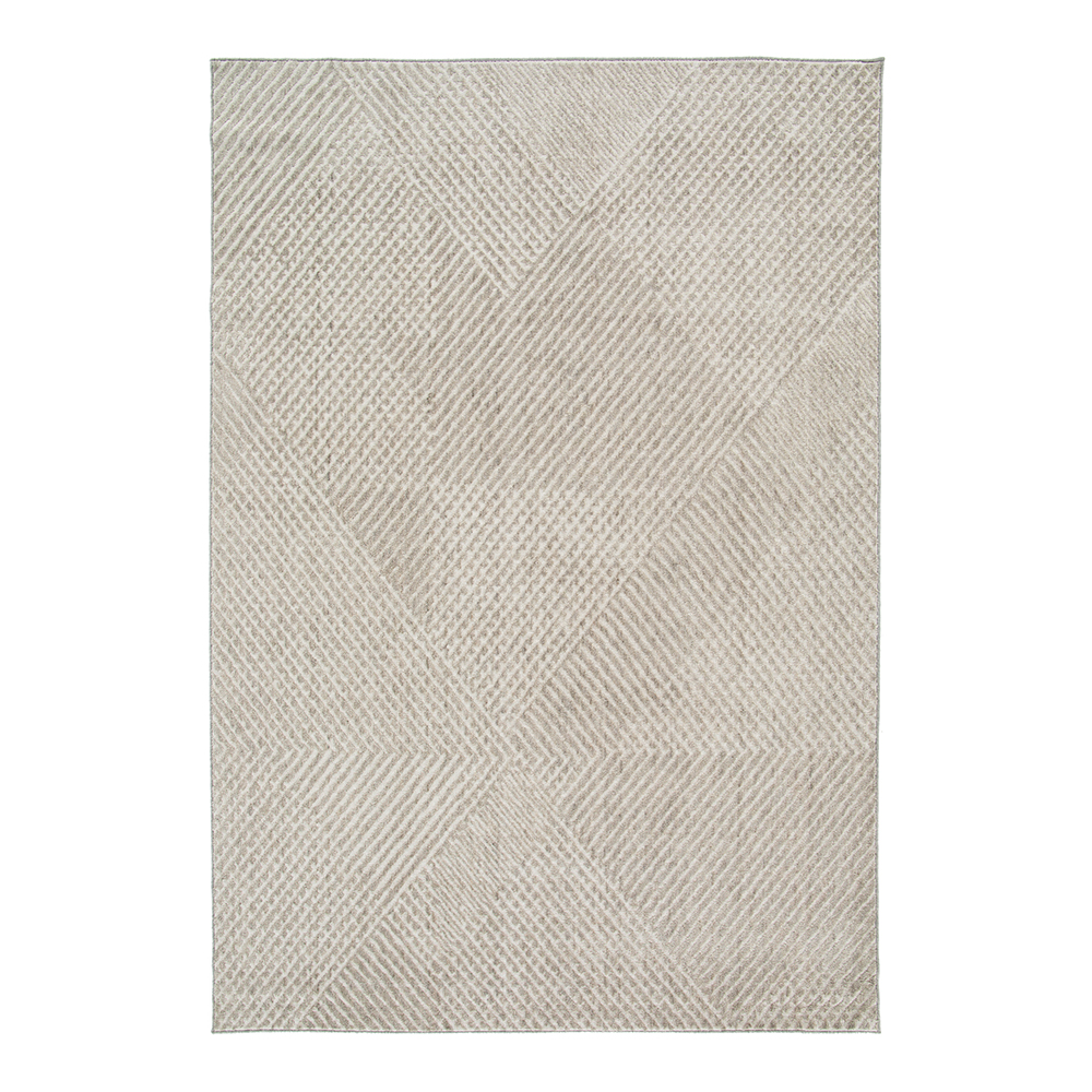 Balta: Re-Mix Carpet Rug; (80x150)cm, Light Brown/Grey