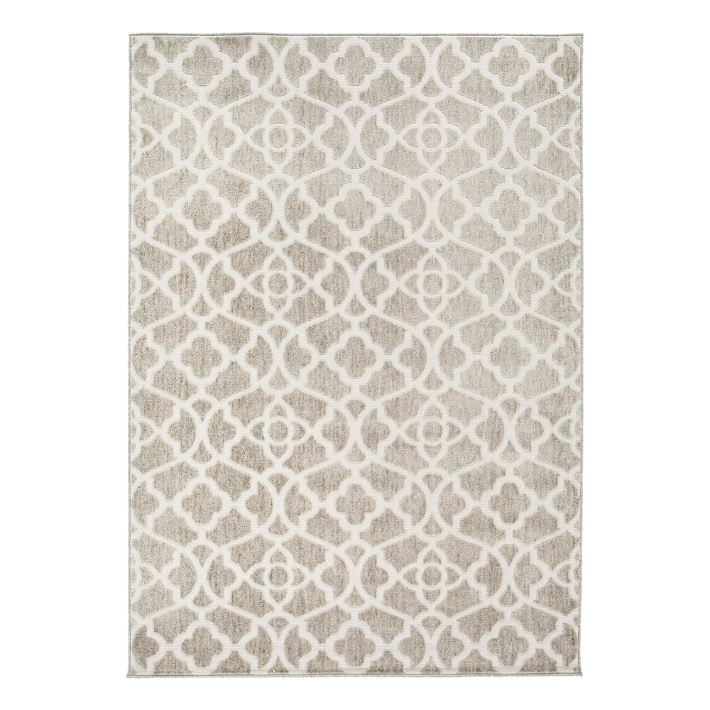 Balta: Re-Mix Carpet Rug; (80x150)cm, Light brown/White