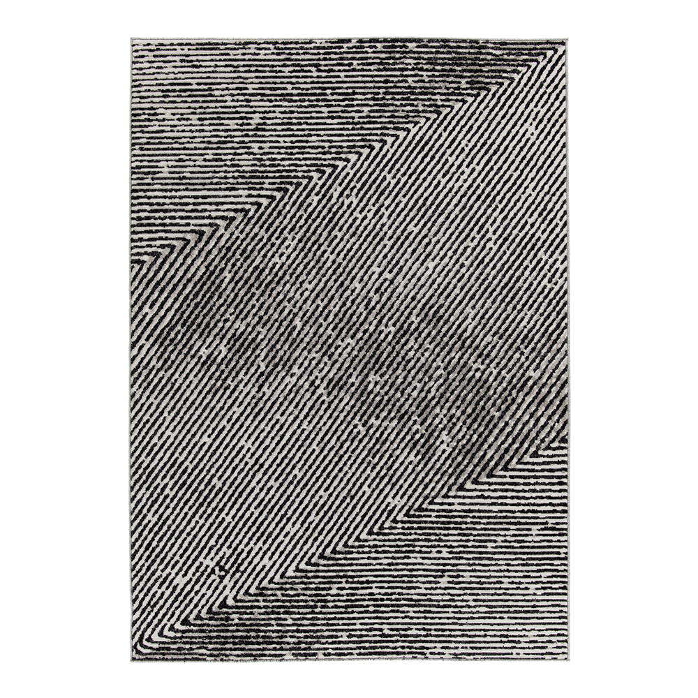 Balta: Re-Mix Carpet Rug; (80x150)cm, Grey/White