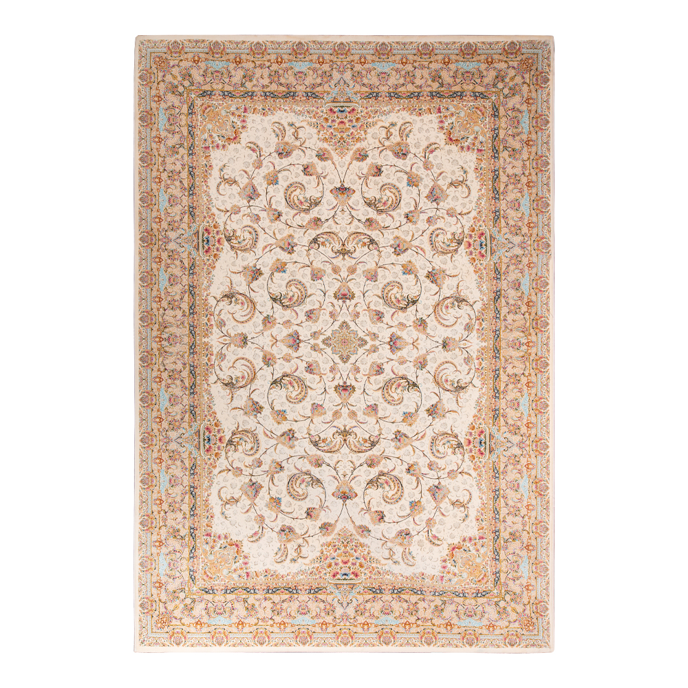 Farrahi: Arman Contemporary Persian Carpet Rug, (200x300)cm, Brown/Cream