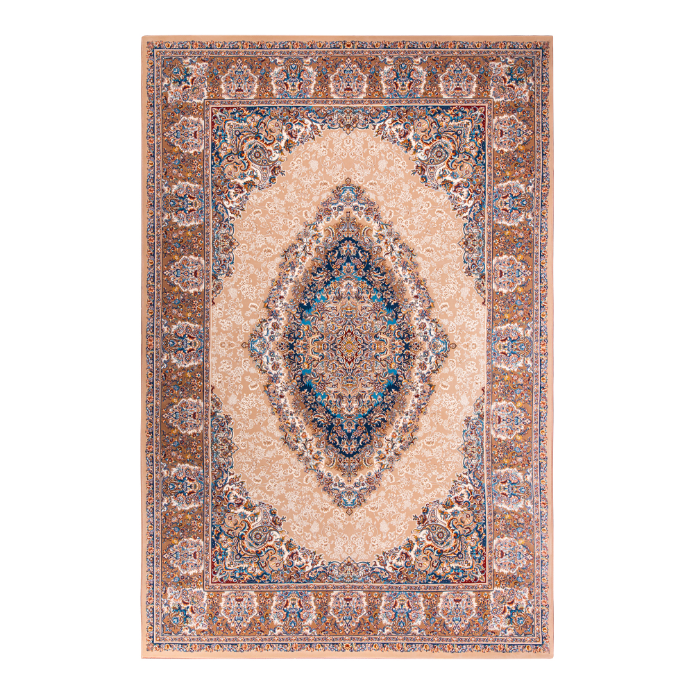 Farrahi: Damon B Tribal Diamond Center Medallion Carpet Rug, (250x350)cm, Brown