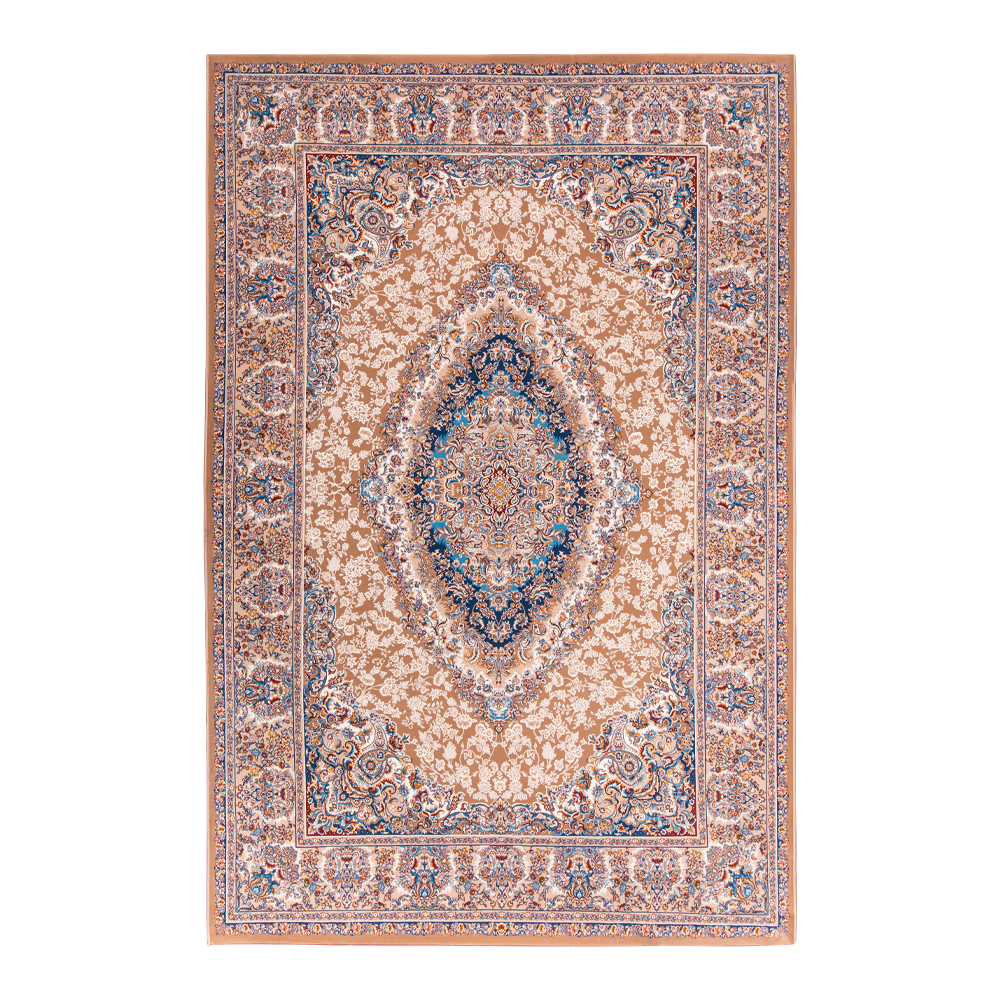 Farrahi: Damon B Tribal Diamond Center Medallion Carpet Rug, (250x350)cm, Brown