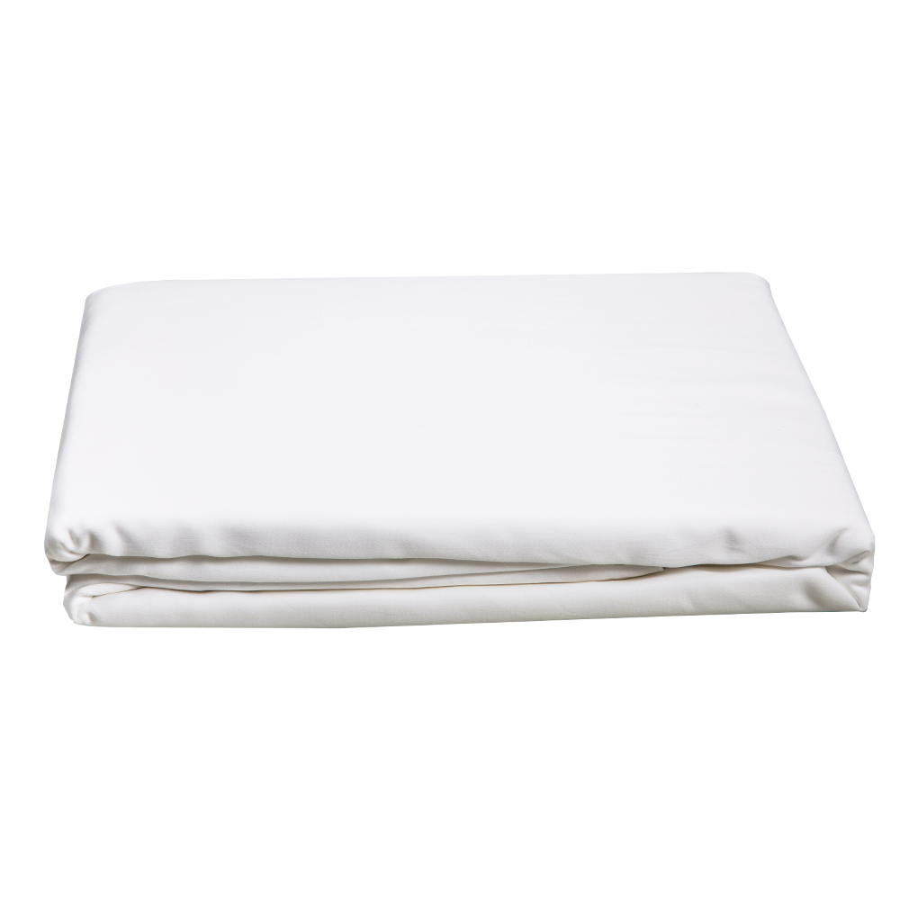 SuperKing Flat Bed Sheet, 1pc: (280x275)cm, White