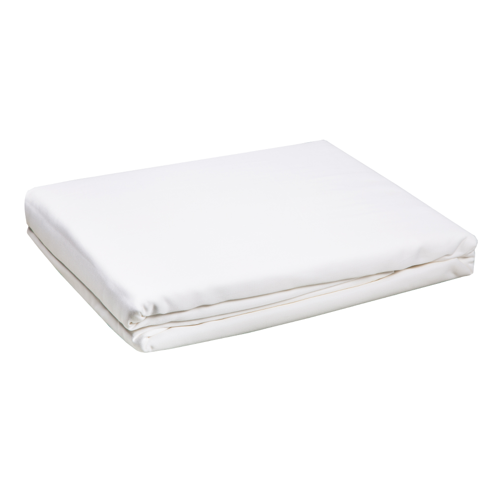 SuperKing Flat Bed Sheet, 1pc: (280x275)cm, White