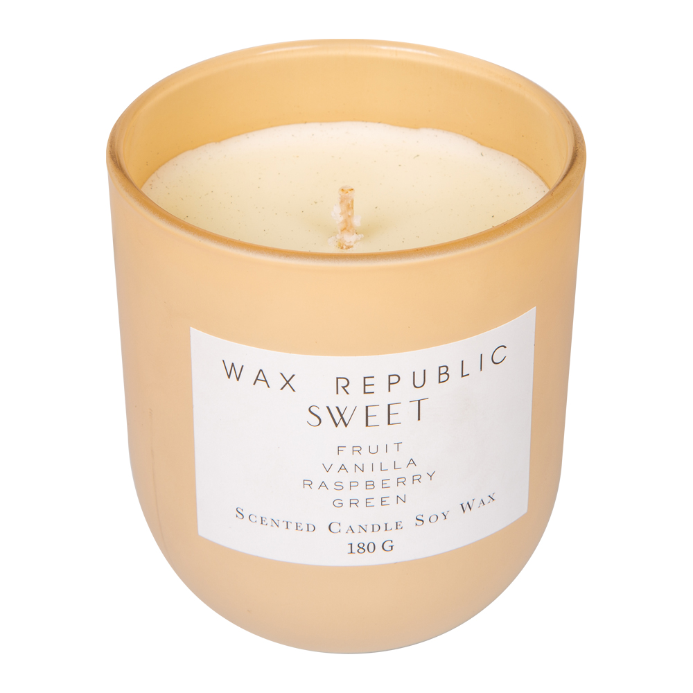 Scented Candle In Glass Jar: 6.05oz, Sweet