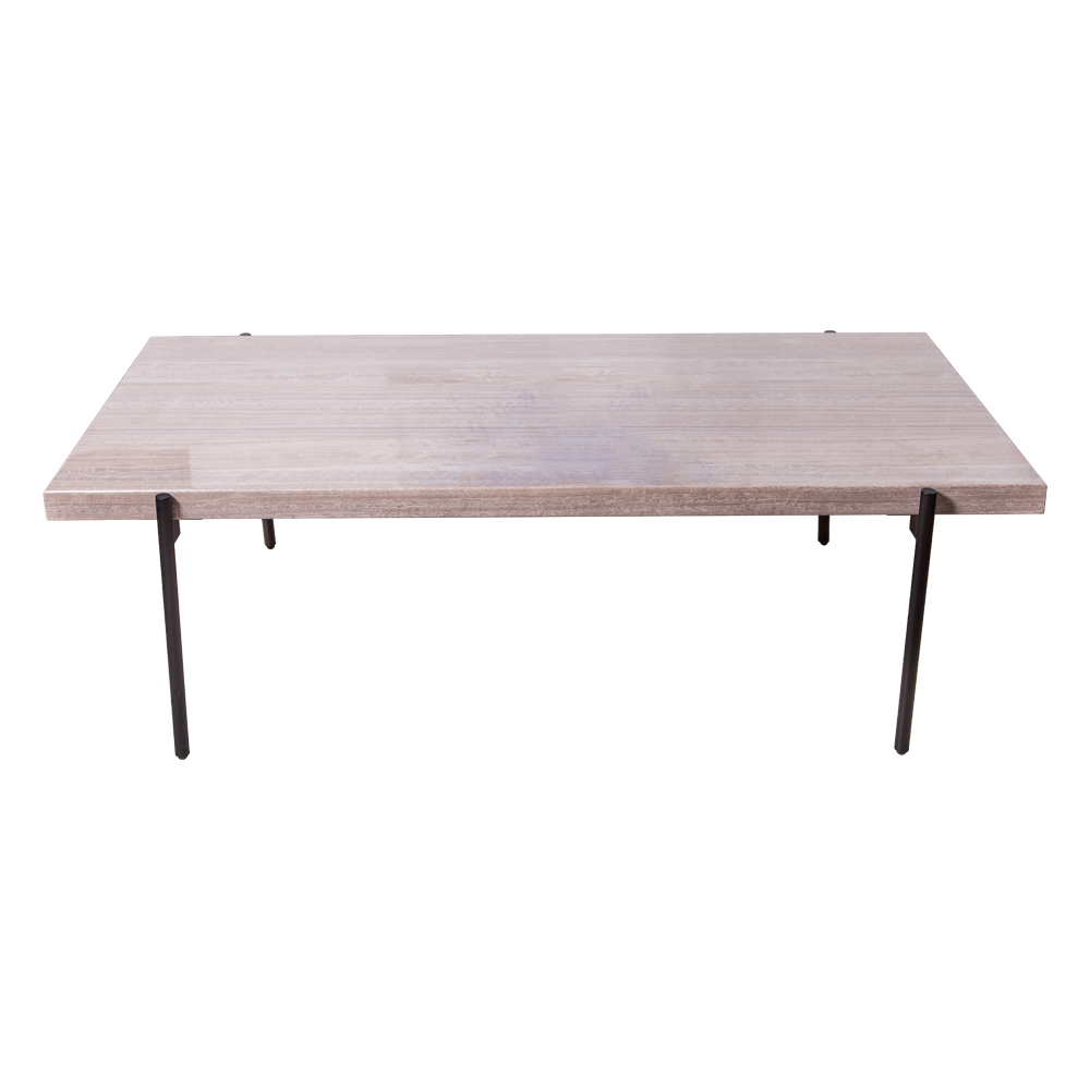 Coffee Table; (130x70x40)cm, Beige Angley/M.Black