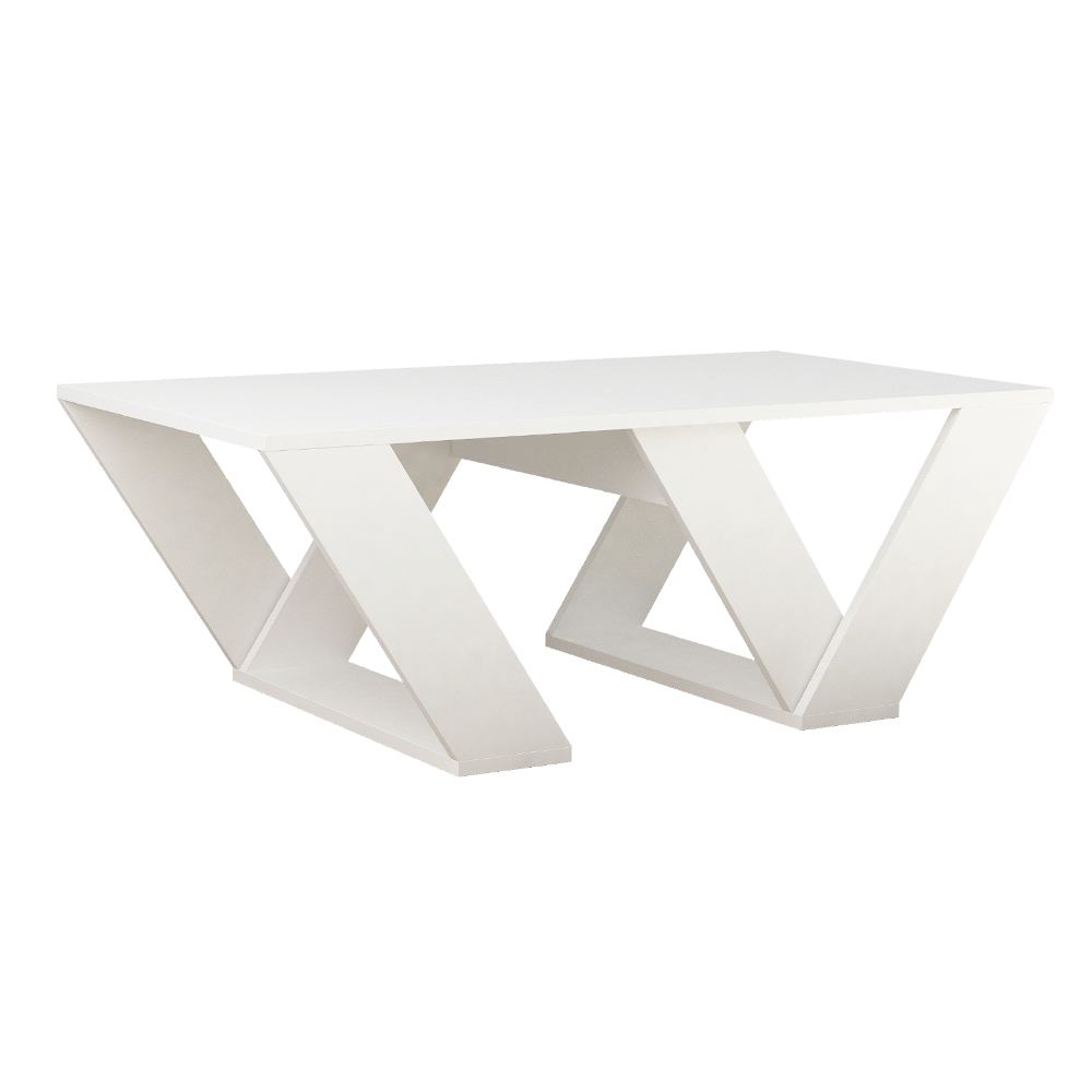 Coffee Table; (40x125x65.5)cm, White