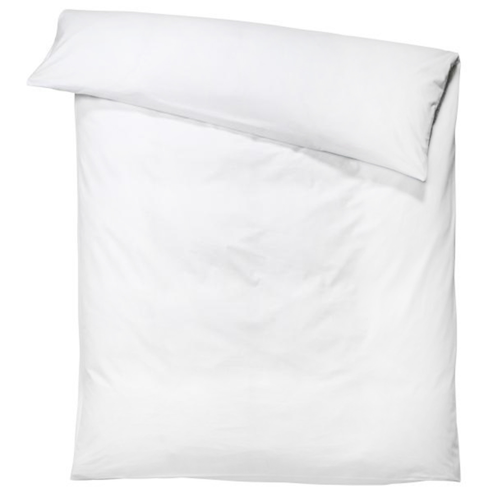 Queen Duvet Cover: 1pc: (220x230)cm, White