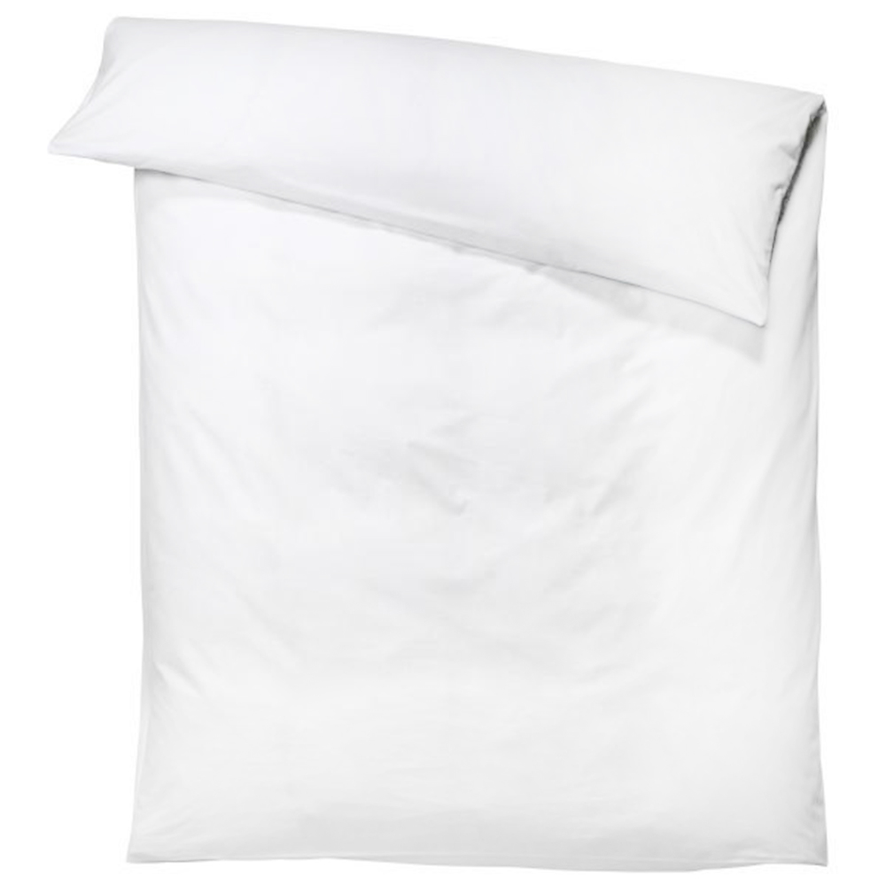 SuperKing Duvet Cover: 1pc: (260x270)cm, White