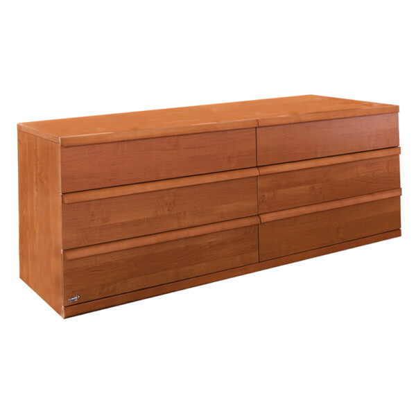 Double Dresser: (137x49.6x61.4)cm, Red Cherry