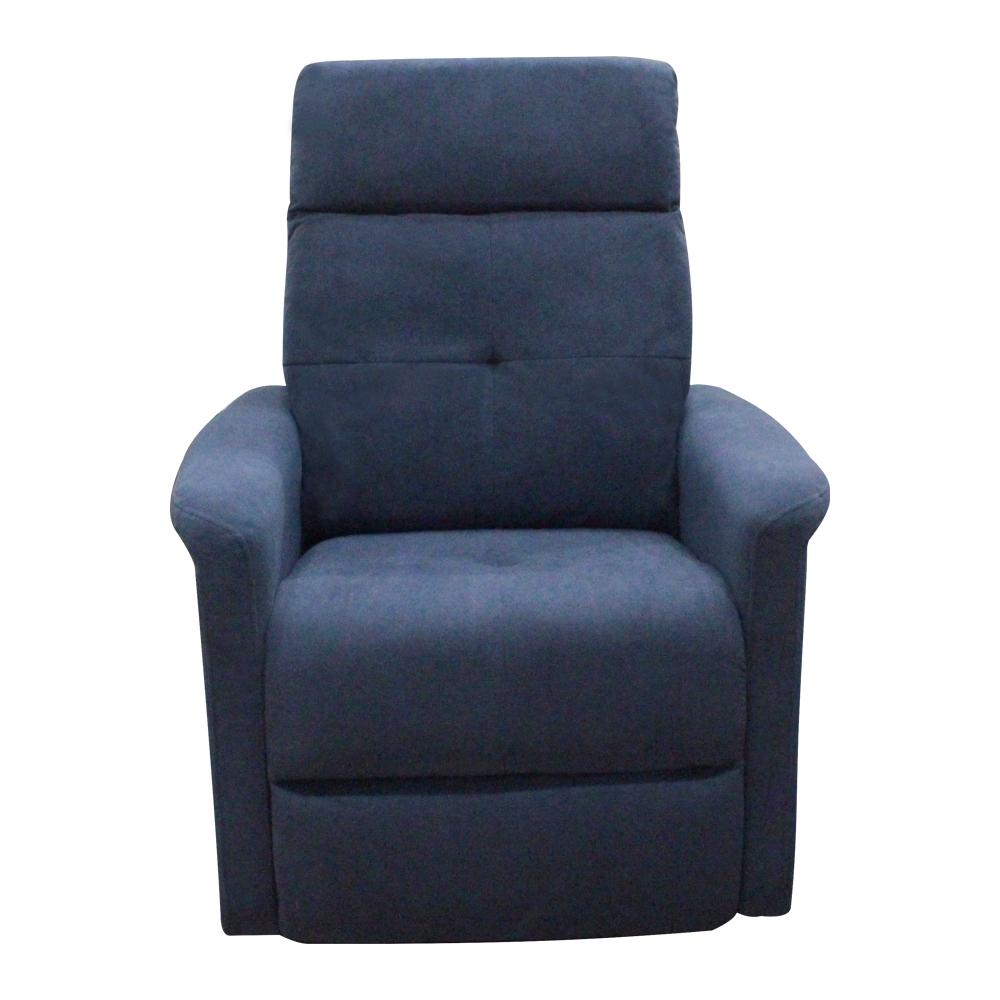 Single Seater Fabric Recliner; (83x93x110)cm, Blue