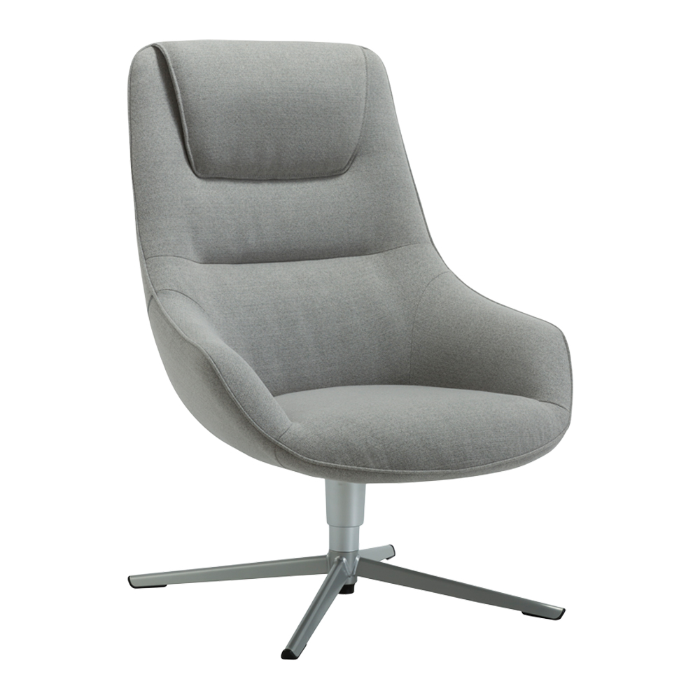 Fabric Relax Chair; (75x79x101)cm, Grey