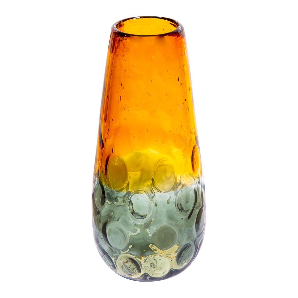 Domus: Glass Vase; (14x14x27)cm