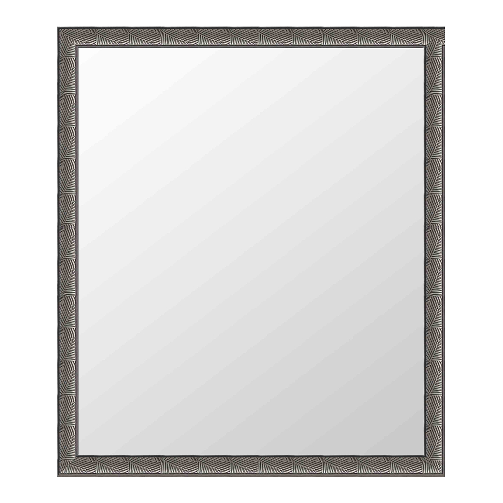 Domus: Wall Mirror With Frame; (50x60)cm, Silver