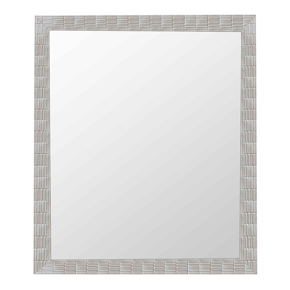 Domus: Wall Mirror With Frame; (50x60)cm, White
