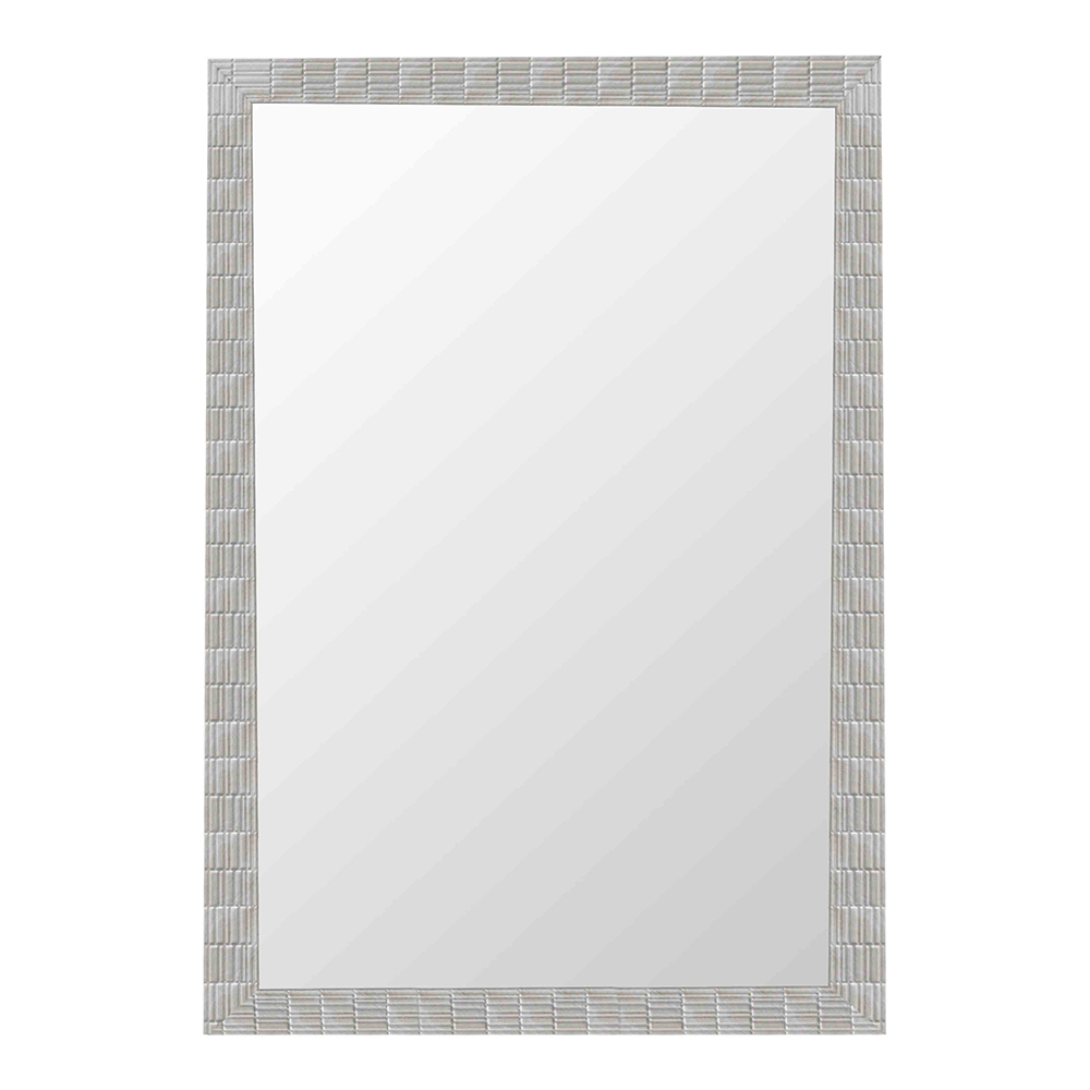 Domus: Wall Mirror With Frame; (60x90)cm, White