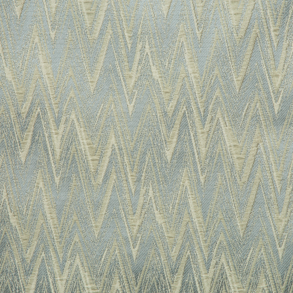 Laurena Dario Collection: Textured Distressed zigzag Patterned Furnishing Fabric; 280cm, Natural Beige Green