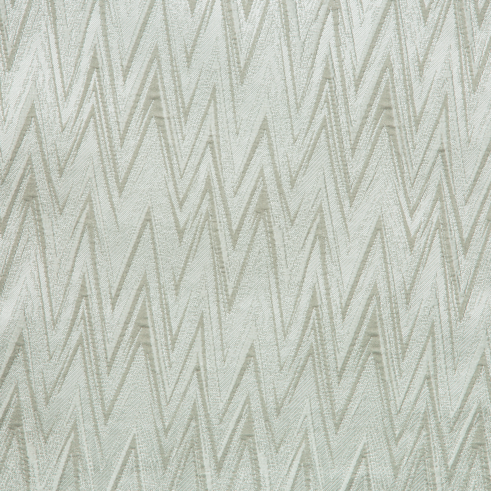 Laurena Dario Collection: Textured Distressed zigzag Patterned Furnishing Fabric; 280cm, Light Silver