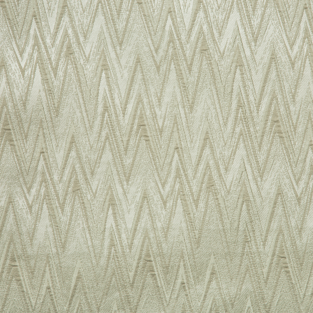 Laurena Dario Collection: Textured Distressed zigzag Patterned Furnishing Fabric; 280cm, Pastel Grey