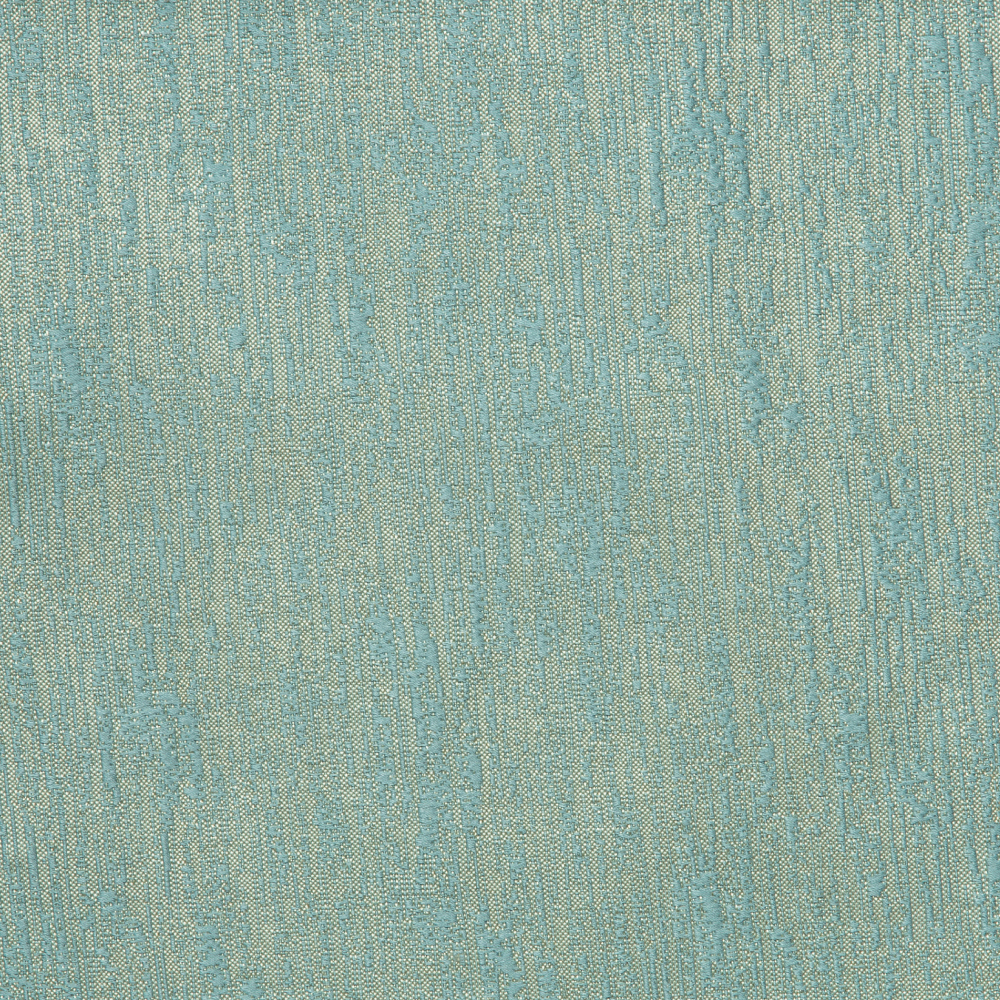 Laurena Dario Collection: Textured Patterned Furnishing Fabric; 280cm, Aqua blue