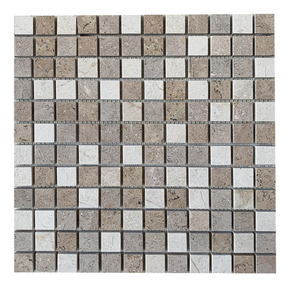 ML27: Stone Mosaic Tile; (30.5x30.5)cm