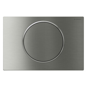 Geberit: Actuator Plate; Sigma 10, For Stop-And-Go Flush Stainless Steel, Brushed/Polished