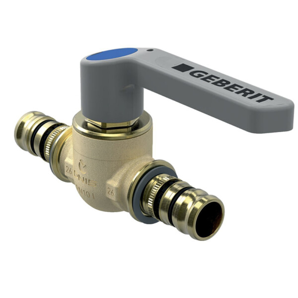 Geberit Mepla: Ball Valve With Actuator Lever, 16mm