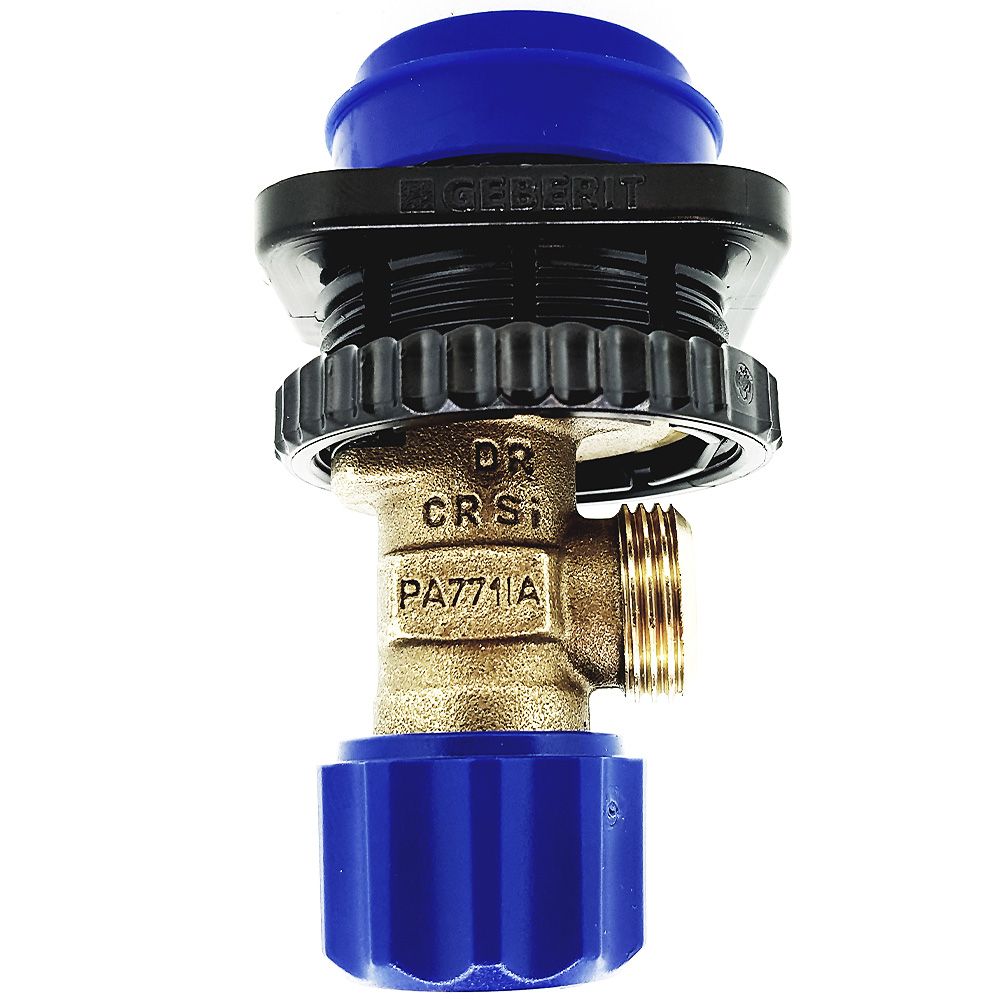 Geberit: Water Supply Connection With Angle Stop Valve; Sea Water Resistant