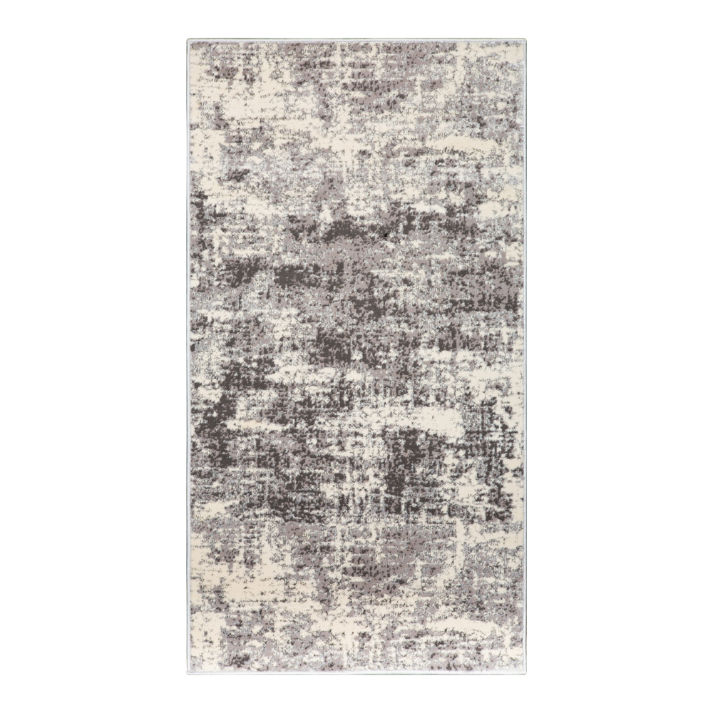 Grand: Almira Abstract Pattern Carpet  Rug, (80x150)cm, Grey