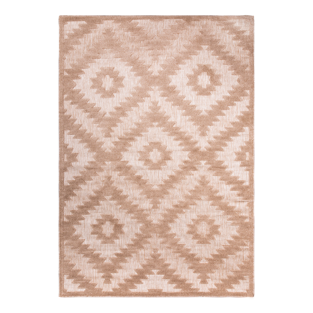 Grand: Newport Trellis Pattern Carpet Rug, (80x150)cm, Brown