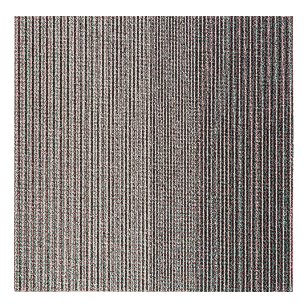 Carpet Tile; (50x50x6mm)cm, Black/White